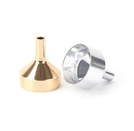 Argent métallique/mini accessoires d'or de bijoux d'entonnoir d'acier inoxydable