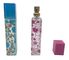 Bouteilles de parfum en verre décoratives, bouteilles d'huile vides de parfum avec le pulvérisateur/chapeaux de couleur
