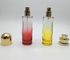 Bouteilles de parfum en verre claires antiques/bouteilles de parfum élégantes cylindrique rondes